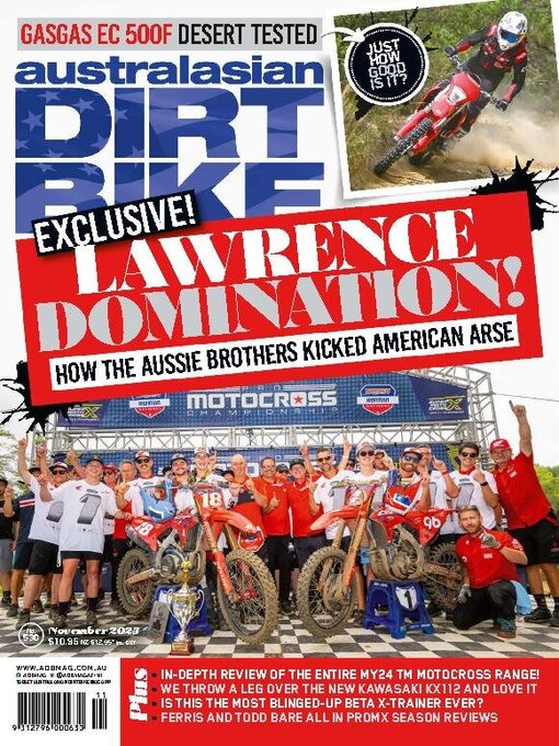 Title details for Australasian Dirt Bike Magazine by Citrus Media Digital Pty Ltd - Available